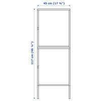 HÄLLAN - Storage combination with doors, white, 45x47x117 cm - best price from Maltashopper.com 79249328