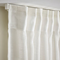 HÄLLEBRÄCKA - Thin curtain, 2 sheets, white,145x300 cm - best price from Maltashopper.com 70559674
