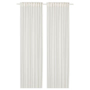 Ikea HÄLLEBRÄCKA - Thin curtain, 2 sheets, white,145x300 cm