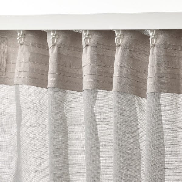 Ikea HÄLLEBRÄCKA - Thin, 2-sheet tent, light grey,145x300 cm
