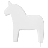 HÄSTHAGE LED wall lamp, dala horse white, 25x25x5 cm