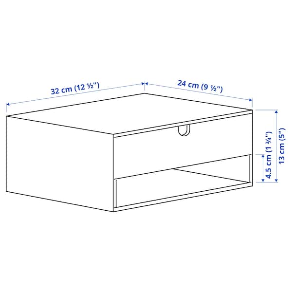 Ikea HÄSTVISKARE - Mini chest of drawers, oak effect, 32x24 cm