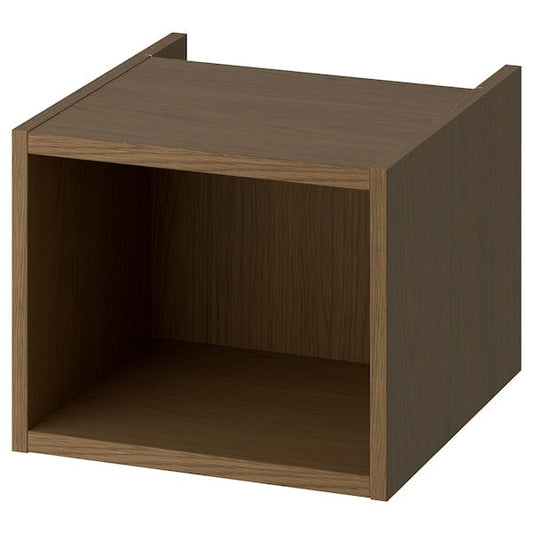 Ikea HAGAÅN - Open cabinet, brown oak effect, 40x48x33 cm