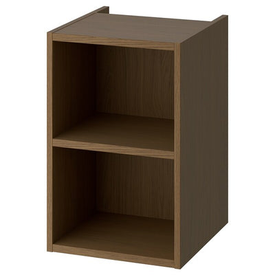 HAGAÅN - Open cabinet, brown oak effect, 40x48x63 cm - best price from Maltashopper.com 60535532