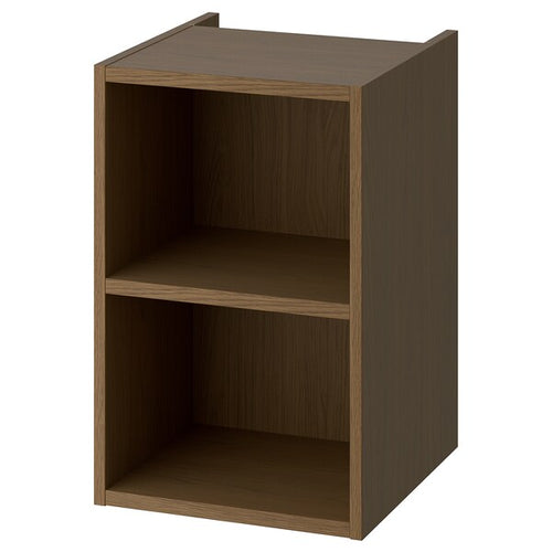 HAGAÅN - Open cabinet, brown oak effect, 40x48x63 cm
