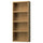 HAGAÅN - HAGAÅN Wall open cabinet, oak effect, 40x15x95 cm