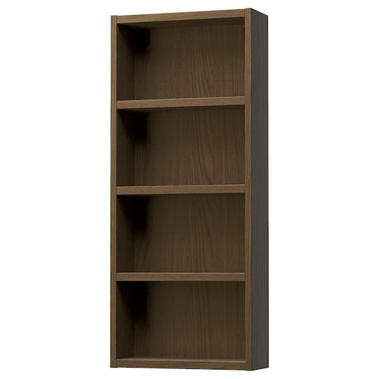Ikea HAGAÅN - Wall open cabinet, brown oak effect, 40x15x95 cm