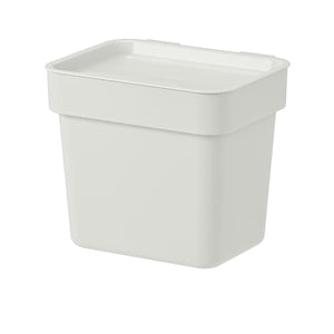 Ikea HÅLLBAR - Bin with lid, light grey, 3 l