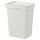 HÅLLBAR - HÅLLBAR Bin with lid, light grey, 10 l