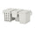 HÅLLBAR - HÅLLBAR Waste sorting solution, for METOD kitchen drawer ventilated/light grey, 55 l