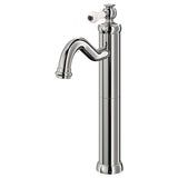 HAMNSKÄR wash-basin mixer tap, tall, chrome-plated