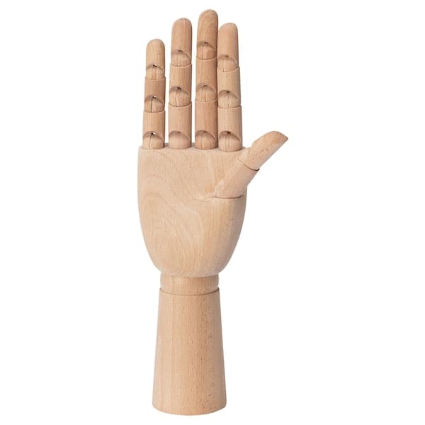 Ikea HANDSKALAD - Decoration, hand, natural