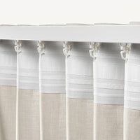 HANNALILL Curtains, 1 pair - beige 145x300 cm , 145x300 cm - best price from Maltashopper.com 20410888
