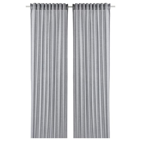 Ikea HANNALILL Curtains, 1 pair - dark blue 145x300 cm , 145x300 cm
