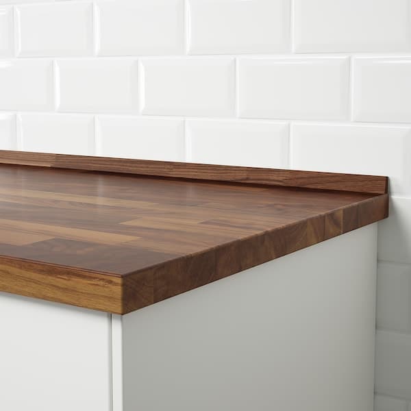 Ikea HANSBYN - Wall edging strip, walnut, 246 cm