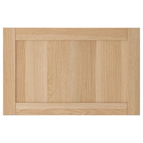 HANVIKEN Drawer door/front - oak effect with white stain 60x38 cm , 60x38 cm