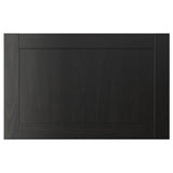HANVIKEN door/drawer front, black-brown, 60x38 cm