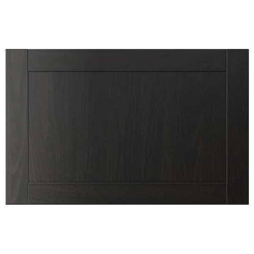 HANVIKEN Door/front drawer - brown-black 60x38 cm ,