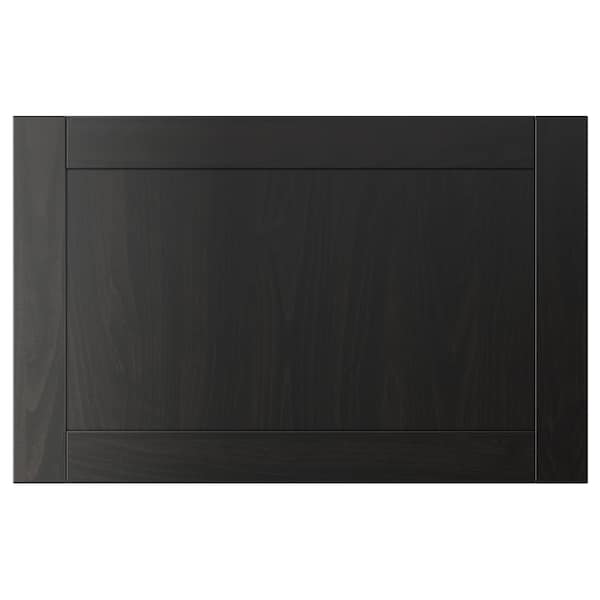 HANVIKEN Door/front drawer - brown-black 60x38 cm ,