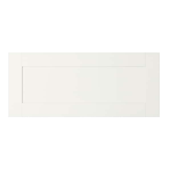 HANVIKEN - Drawer front, white, 60x26 cm