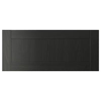 HANVIKEN Drawer front - brown-black 60x26 cm , 60x26 cm - best price from Maltashopper.com 60294797