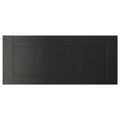 HANVIKEN Drawer front - brown-black 60x26 cm , 60x26 cm