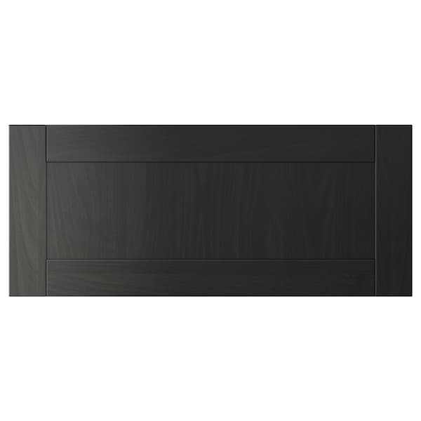 HANVIKEN Drawer front - brown-black 60x26 cm , 60x26 cm