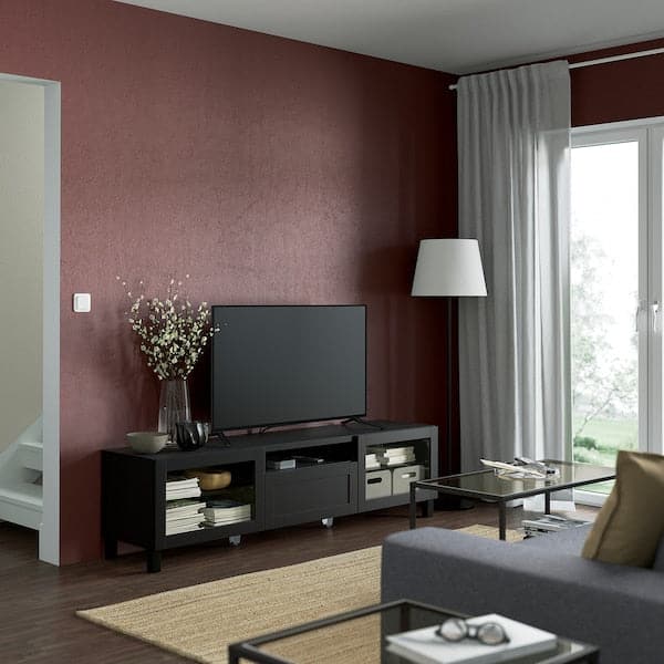 Ikea HANVIKEN Drawer front - brown-black 60x26 cm , 60x26 cm