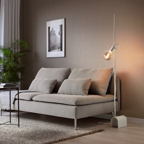 Ikea HÅRSLINGA - Floor lamp, white ,