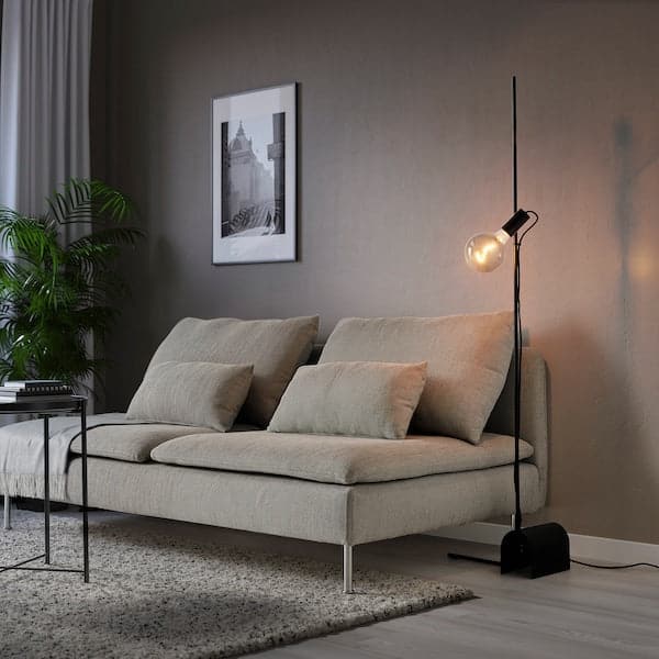 HÅRSLINGA - Floor Lamp, Black , - best price from Maltashopper.com 90556491