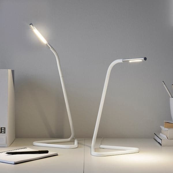 HÅRTE - LED work lamp, white/silver-coloured , - best price from Maltashopper.com 10238271