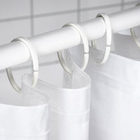HASSJÖN - Shower curtain ring, white - best price from Maltashopper.com 00466008