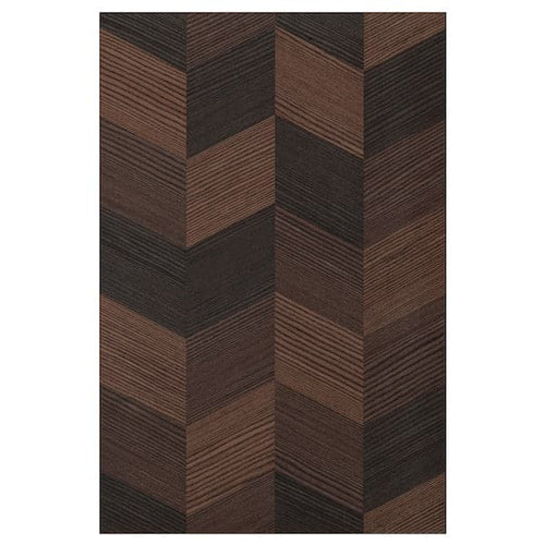 HASSLARP - Door, brown patterned, 40x60 cm