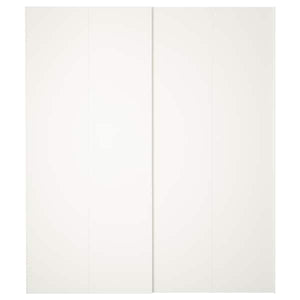 Ikea HASVIK - Pair of sliding doors, white, 200x236 cm