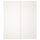 HASVIK pair of sliding doors, white, 200x236 cm