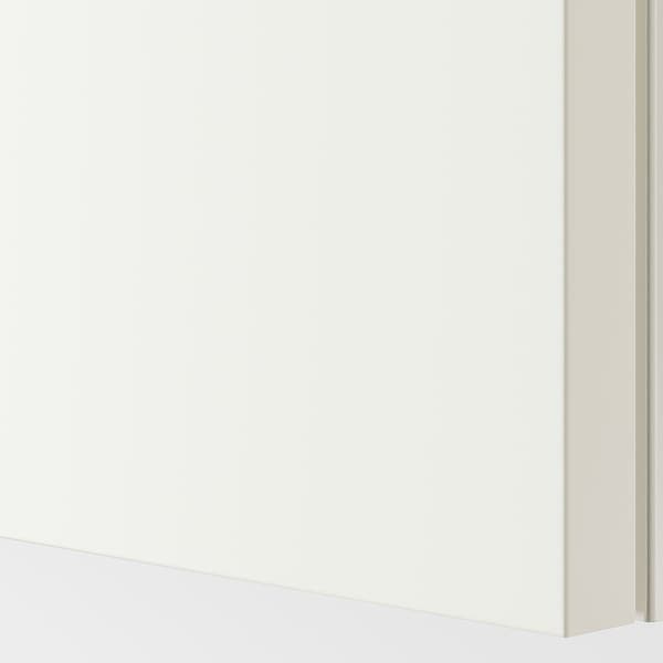 HASVIK - Pair of sliding doors, white, 200x201 cm - best price from Maltashopper.com 70521539