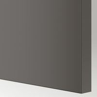 HASVIK - Pair of sliding doors, dark grey, 150x201 cm - best price from Maltashopper.com 90510950