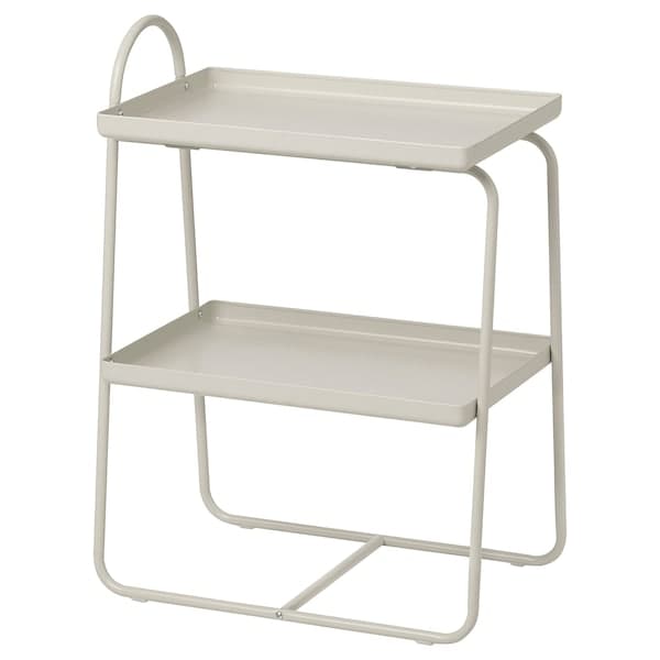 HATTÅSEN - Bedside table/shelf unit, light beige - best price from Maltashopper.com 20569232