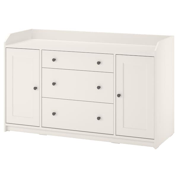 HAUGA - Sideboard, white, 140x84 cm - best price from Maltashopper.com 60407266
