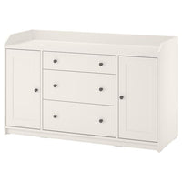 HAUGA - Sideboard, white, 140x84 cm - best price from Maltashopper.com 60407266