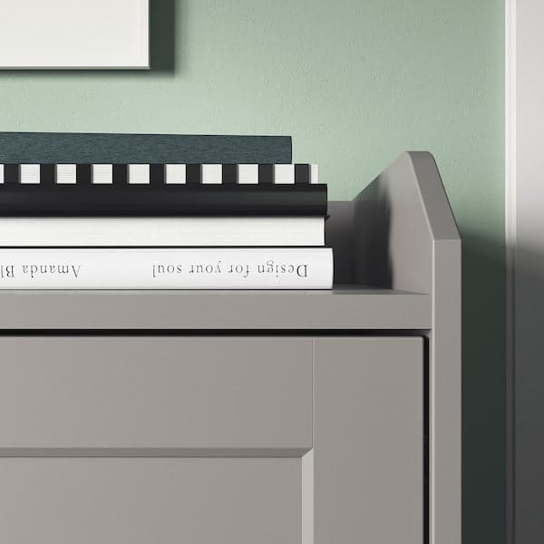 HAUGA - Sideboard, grey, 140x84 cm - best price from Maltashopper.com 30456908