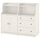HAUGA - HAUGA Storage combination, white, 139x46x116 cm
