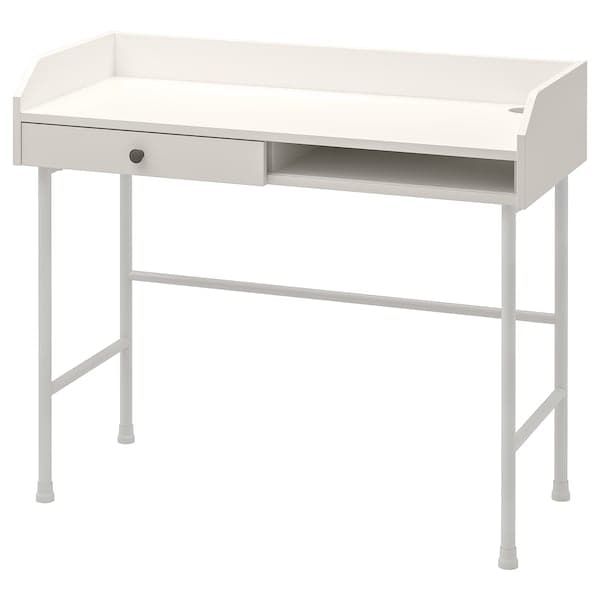 Ikea HAUGA - Desk, white, 100x45 cm
