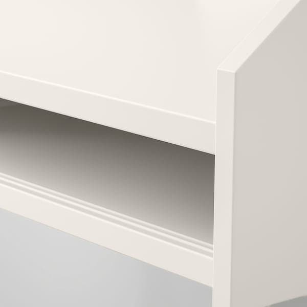 HAUGA - Desk, white, 100x45 cm - best price from Maltashopper.com 90477677