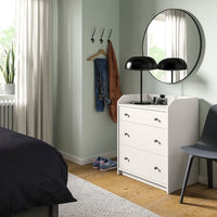 HAUGA - Bedroom furniture, set of 2, white - best price from Maltashopper.com 79483383