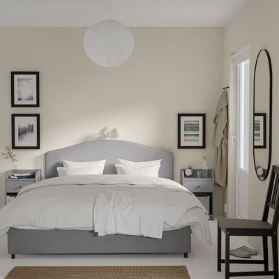 HAUGA - Complete 3-piece bedroom, 140x200 cm - best price from Maltashopper.com 79485985