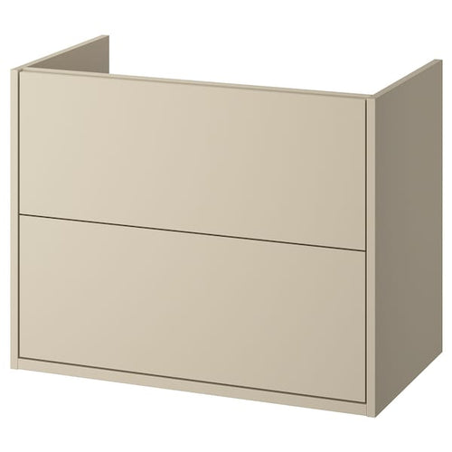 HAVBÄCK - Wash-stand with drawers, beige, 80x48x63 cm