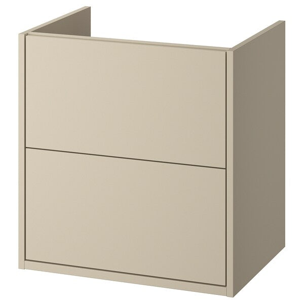 HAVBÄCK - Wash-stand with drawers, beige, 60x48x63 cm - best price from Maltashopper.com 00535064