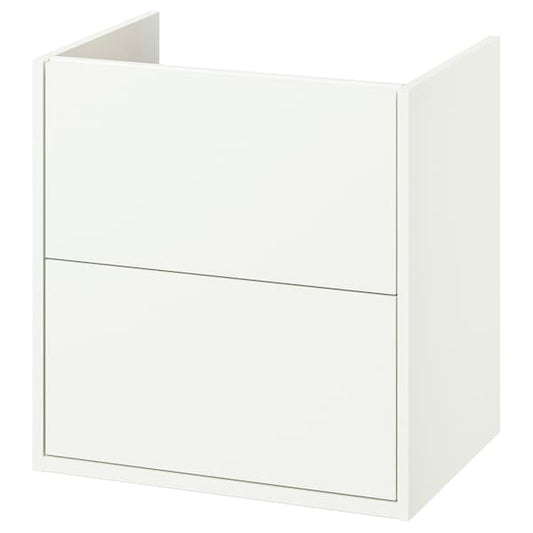 Ikea HAVBÄCK - Wash-stand with drawers, white, 60x48x63 cm