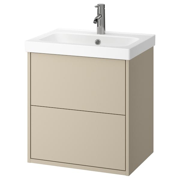 Ikea HAVBÄCK / ORRSJÖN - Washbasin/drawer/misc cabinet, beige,62x49x69 cm